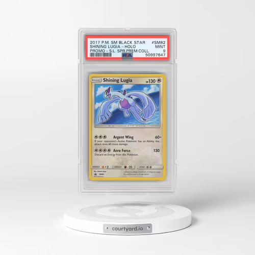 2017 Pokémon SM Black Star Promo #SM82 Shining Lugia - Holo Holo Shining Legends Super Premium Collection (PSA 9 MINT)