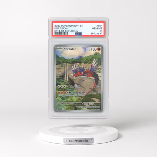 2023 Pokémon Svp EN-SV Black Star Promo #014 Koraidon - Scarlet & Violet Elite Trainer Box-Koraidon (PSA 10 GEM MINT)