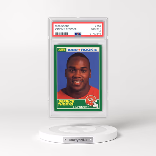 1989 Score #258 Derrick Thomas (PSA 10 GEM MINT)