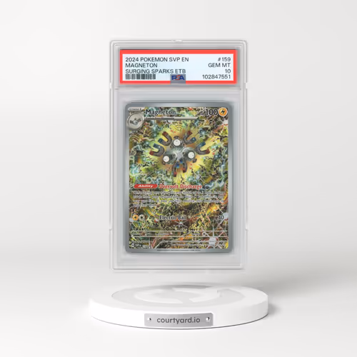 2024 Pokémon Svp EN-SV Black Star Promo #159 Magneton - Surging Sparks Elite Trainer Box (PSA 10 GEM MINT)