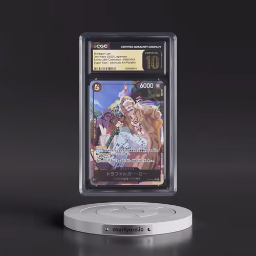 2025 (EB-02) Anime 25th Collection - Japanese #EB02-045 Trafalgar Law - (Borderless) Alt Art (CGC 10