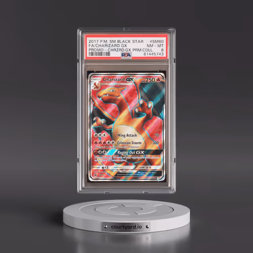 2017 Pokémon SM Black Star Promo #SM60 Charizard GX - Holo Full Art Charizard GX Premium Collection
