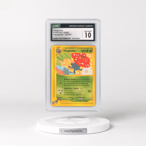 2003 Aquapolis #43 Vileplume (CGC 10 GEM MINT)