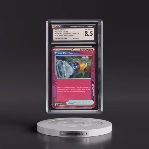 2024 Prismatic Evolutions - PRE EN #119/131 Prime Catcher - ACE SPEC Rare Holo (CGC 8.5 NM-MT+)