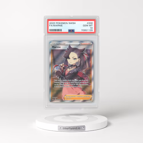 2020 Pokémon Sword & Shield #200 Marnie - Full Art (PSA 10 GEM MINT)