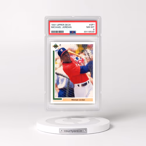 1991 Upper Deck #SP1 Michael Jordan (PSA 8 NM-MT)
