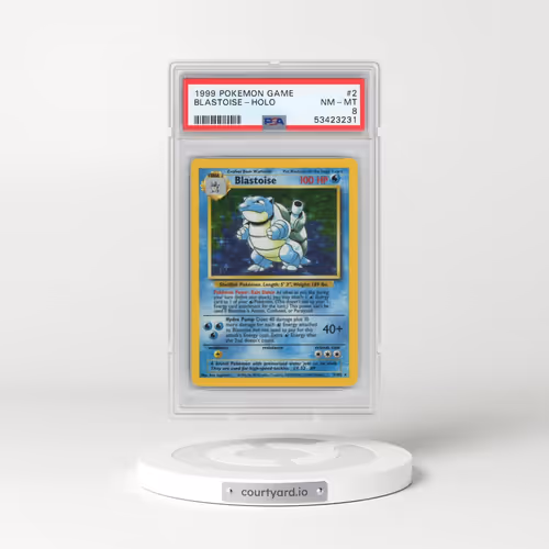 1999 Pokémon Game #2 Blastoise - Holo (PSA 8 NM-MT)