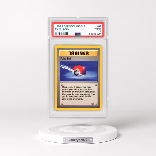 1999 Pokémon Jungle #64 Poke Ball (PSA 9 MINT)