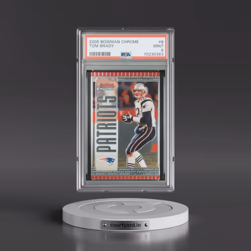 2005 Bowman Chrome #8 Tom Brady (PSA 9 MINT)