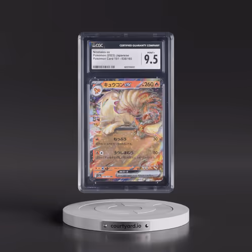 2023 Pokémon Card 151 #038/165 Ninetales ex - Holo (CGC 9.5 MINT+)