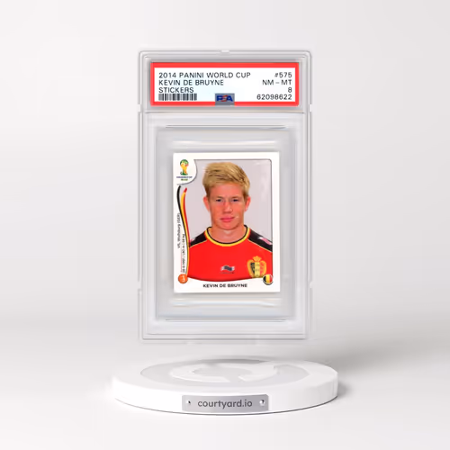 2014 Panini World Cup Stickers #575 Kevin de Bruyne (PSA 8 NM-MT)