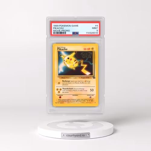 1999 Pokémon Game Movie #4 Pikachu - Movie Promo (PSA 9 MINT)