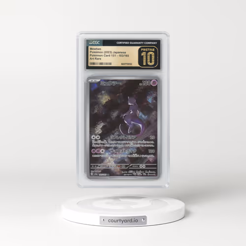 2023 Pokémon Card 151 #183/165 Mewtwo - Art Rare (CGC 10 PRISTINE)
