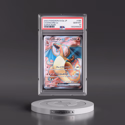 2023 Pokémon Sv2a-Pokemon 151 #185 Charizard EX - Holo Super Rare (PSA 10 GEM MINT)
