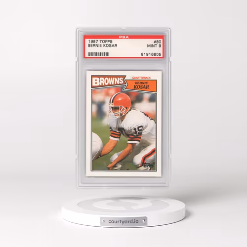 1987 Topps #80 Bernie Kosar (PSA 9 MINT)
