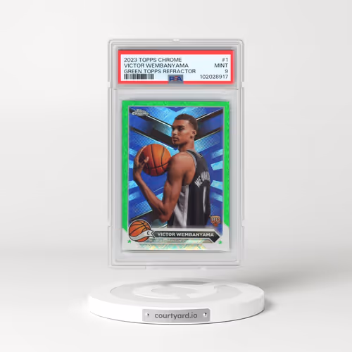 2023 Topps Chrome #1 Victor Wembanyama - Green Topps Refractor (PSA 9 MINT)