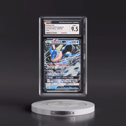2018 Pokémon Sun & Moon Ultra Shiny GX #033 Greninja GX - Holo (CGC 9.5 MINT+)