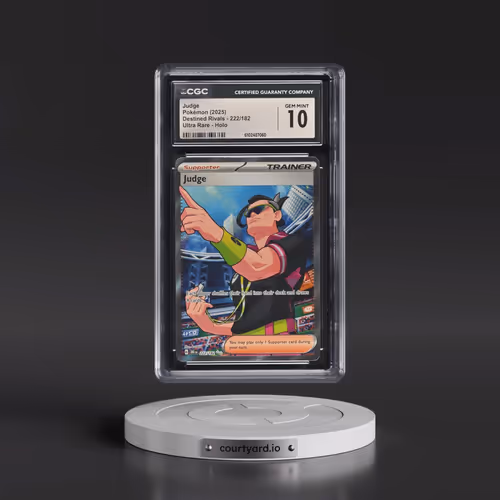 2025 Pokémon Dri EN-Destined Rivals #222 Judge - Ultra Rare (CGC 10 GEM MINT)