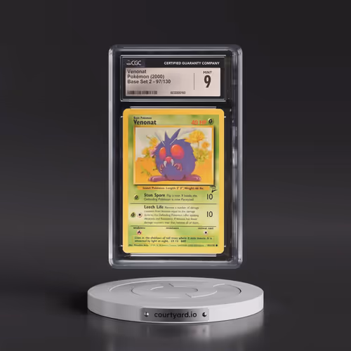 2000 Base Set 2 #97/130 Venonat (CGC 9 MINT)