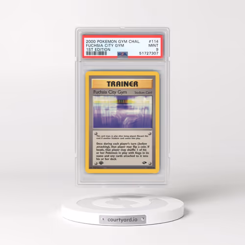 2000 Pokémon Gym Challenge #114 Fuchsia City Gym - 1st Edition (PSA 9 MINT)