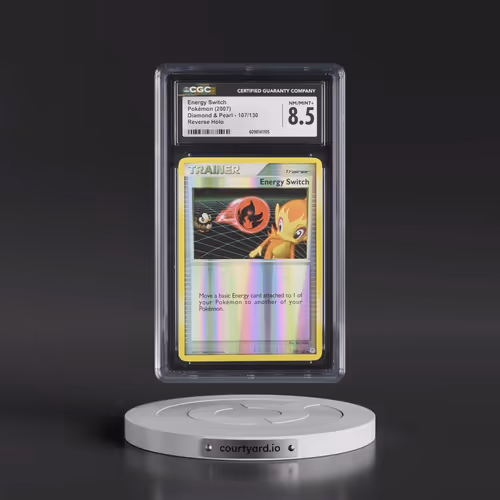 2007 Diamond & Pearl #107/130 Energy Switch - Reverse Holo (CGC 8.5 NM-MT+)
