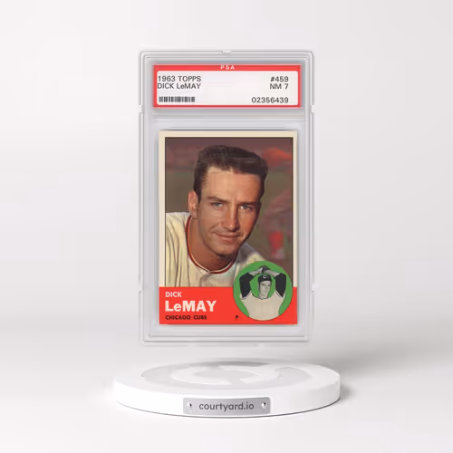 1963 Topps #459 Dick Lemay (PSA 7 NM)