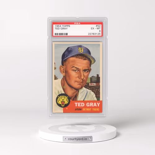1953 Topps #52 Ted Gray (PSA 6 EX-MT)