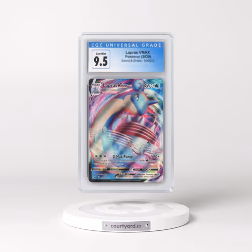 2020 Sword & Shield #050/202 Lapras VMAX - Holo (CGC 10 GEM MINT)