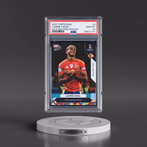 2025 Topps Now UEFA Nations League #2 Lamine Yamal (PSA 10 GEM MINT)