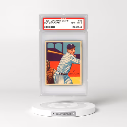 1935 Diamond Stars #38 Ben Chapman (PSA 8 NM-MT)