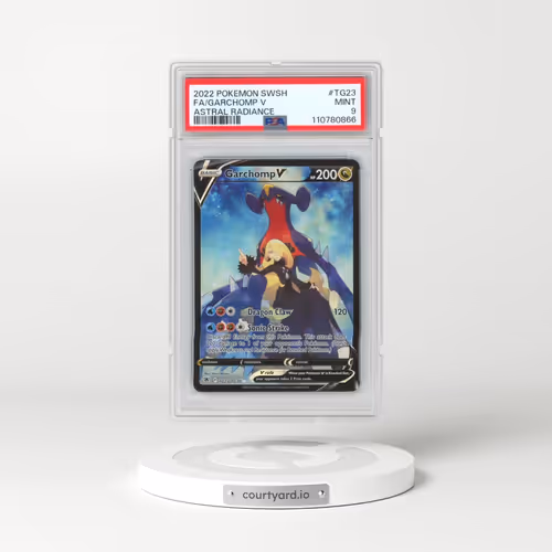 2022 Pokémon Sword & Shield Astral Radiance #TG23 Garchomp V - Holo Full Art (PSA 9 MINT)