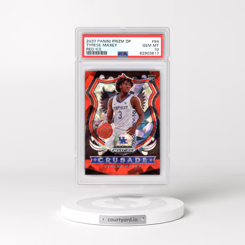 2020 Panini Prizm Draft Picks #94 Tyrese Maxey - Red Ice (PSA 10 GEM MINT)