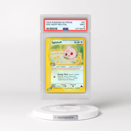 2003 Pokémon Skyridge #67 Igglybuff - Reverse Foil (PSA 9 MINT)