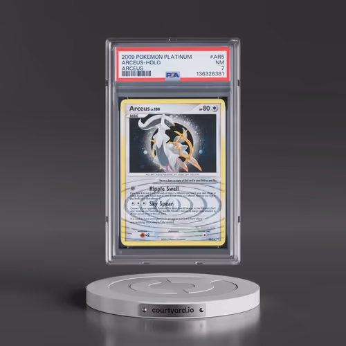 2009 Pokémon Platinum Arceus #AR5 Arceus - Holo (PSA 7 NM)