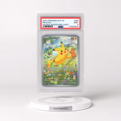 2024 Pokémon Svp EN-SV Black Star Promo #088 Pikachu - Paldea Adventure Chest (PSA 9 MINT)
