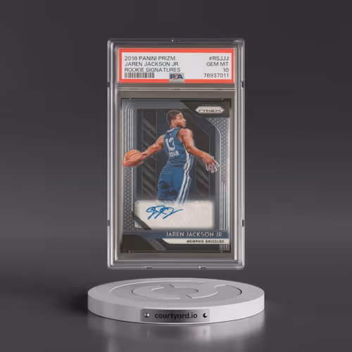 2018 Panini Prizm Rookie Signatures #RSJJJ Jaren Jackson Jr. (PSA 10 GEM MINT)