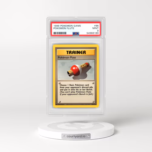 1999 Pokémon Game #86 Pokemon Flute (PSA 9 MINT)
