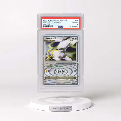 2009 Pokémon Platinum Arceus #96 Arceus LV.X - Holo (PSA 8 NM-MT)