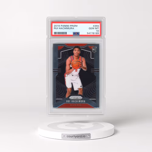2019 Panini Prizm #255 Rui Hachimura (PSA 10 GEM MINT)