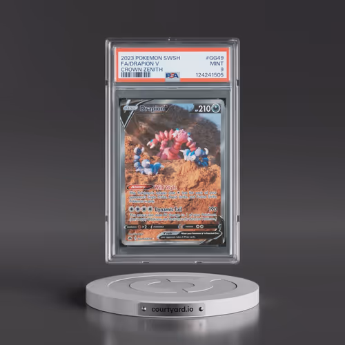 2023 Pokémon Sword and Shield Crown Zenith #GG49 Drapion V - Holo Full Art (PSA 9 MINT)