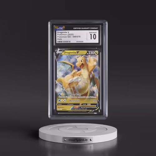 2022 Pokémon GO #049/078 Dragonite V - Holo (CGC 10 GEM MINT)