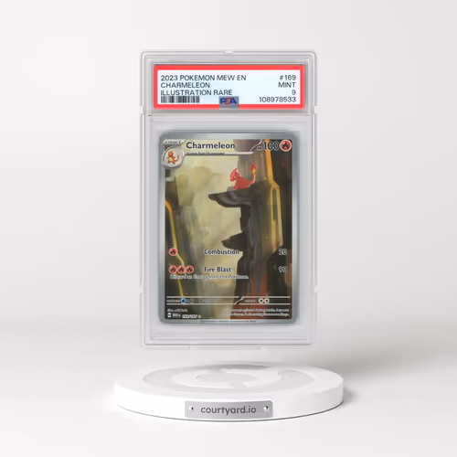 2023 Pokémon Mew EN-151 #169 Charmeleon - Illustration Rare (PSA 9 MINT)