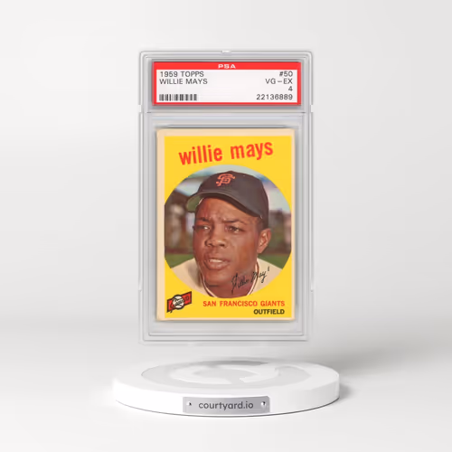 1959 Topps #50 Willie Mays (PSA 4 VG-EX)