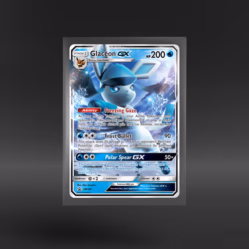 SM Black Star Promos #SM147 Glaceon-GX