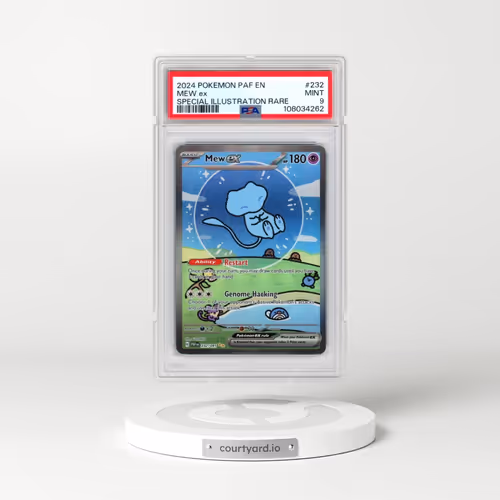 2024 Pokémon Paf EN-Paldean Fates #232 Mew EX - Holo Special Illustration Rare (PSA 9 MINT)