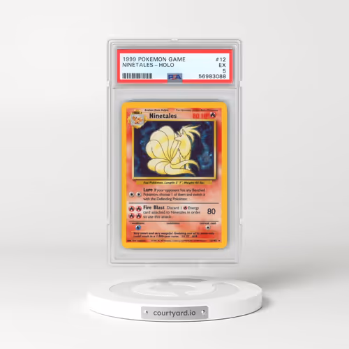 1999 Pokémon Game #12 Ninetales - Holo (PSA 5 EX)