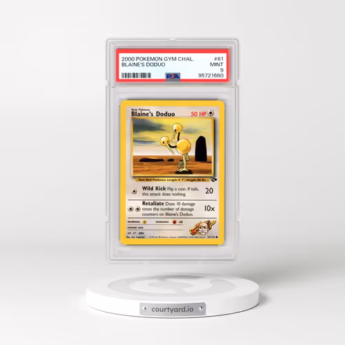 2000 Pokémon Gym Challenge #61 Blaine's Doduo (PSA 9 MINT)
