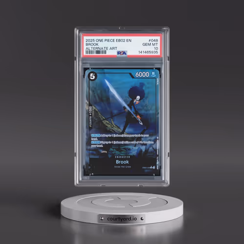 2025 One Piece EB02-Extra Booster -Anime 25th Collection #048 Brook - Alternate Art (PSA 10 GEM MINT