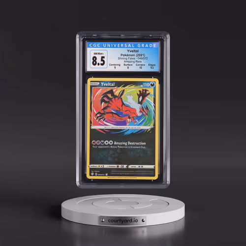 2021 Shining Fates #046/072 Yveltal - Amazing Rare Holo (CGC 8.5 NM-MT+)