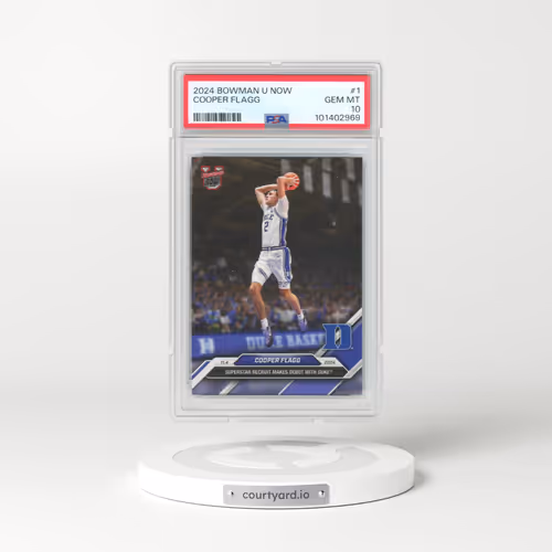 2024 Bowman U Now #1 Cooper Flagg (PSA 10 GEM MINT)